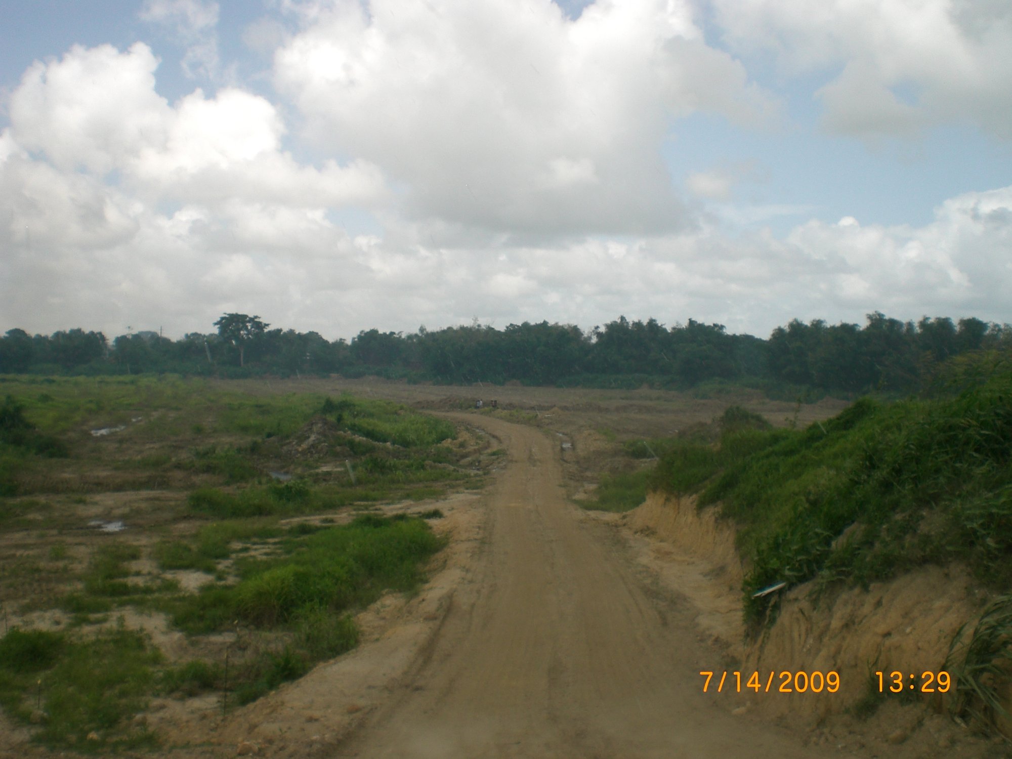 Mandalay Gardens land before development